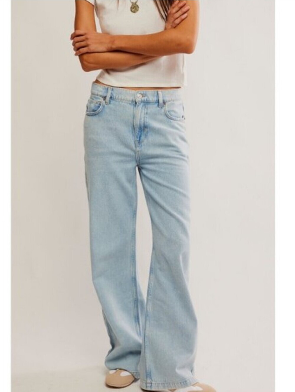 Free People We The Free Stride Straight And Wide In Roam Free• Size 28•NWT! - Picture 3 of 7